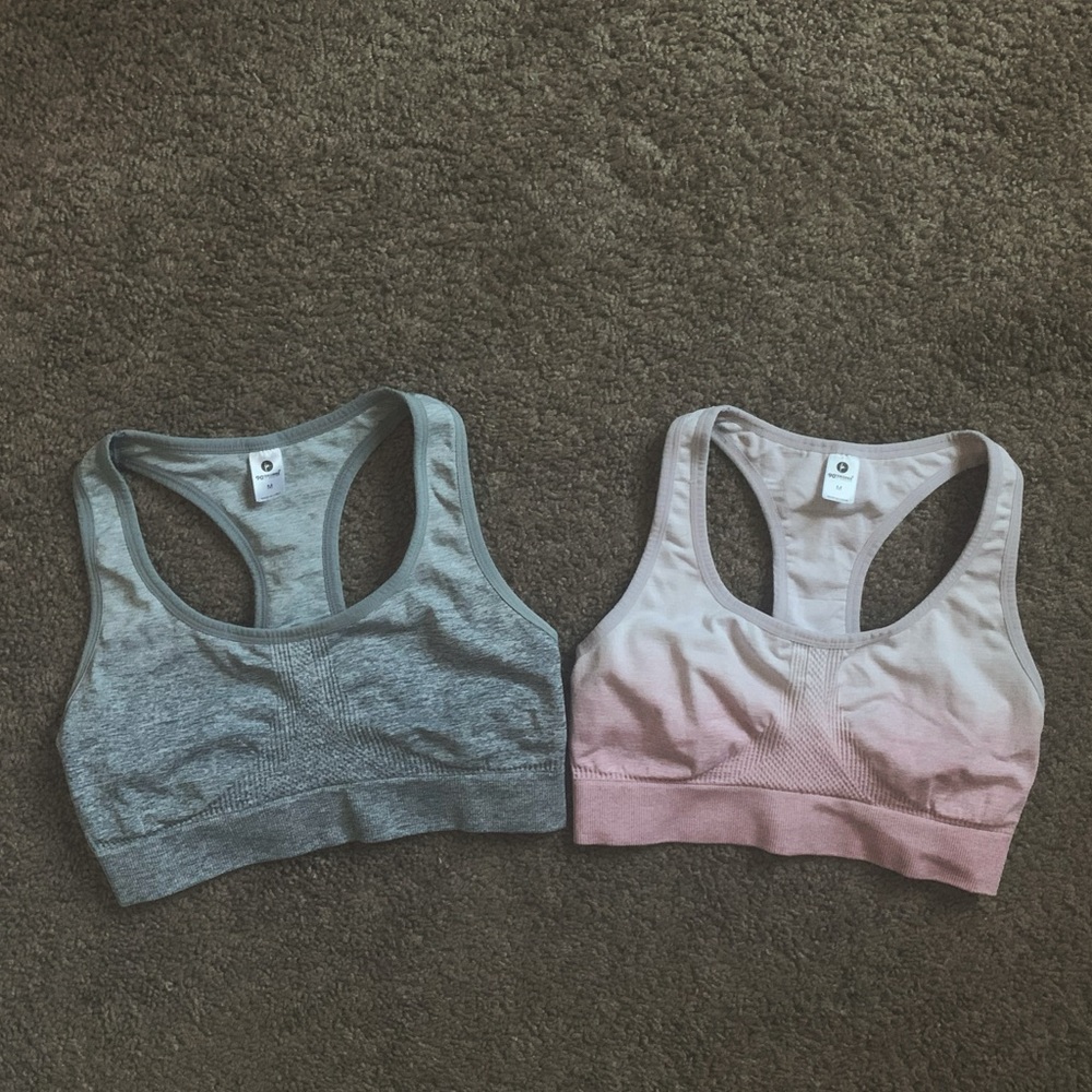 TWO racerback sports bras!